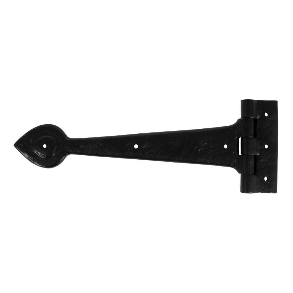 From The Anvil Hinges Black / Tee Hinges / 12" (304mm) From The Anvil - Black Textured 12" Cast T Hinge (pair)