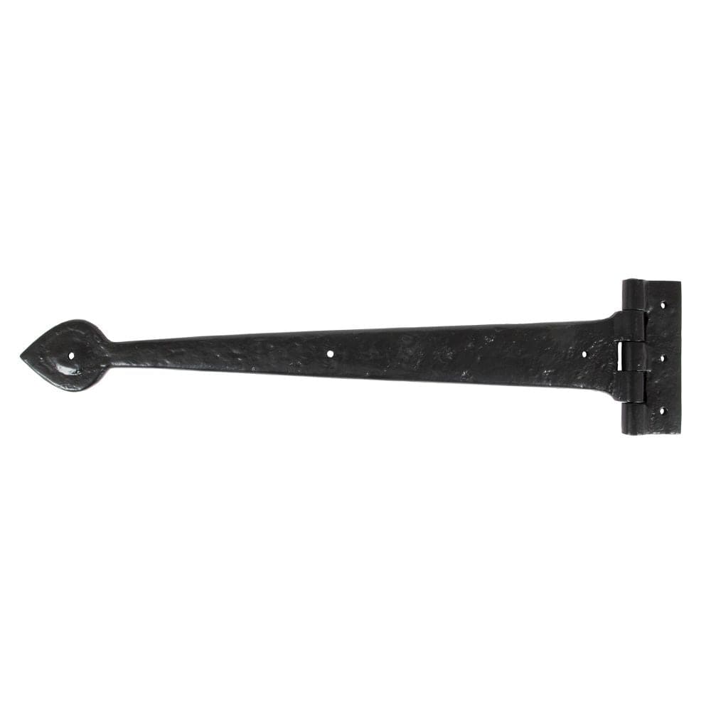 From The Anvil Hinges Black / Tee Hinges / 18" (457mm) From The Anvil - Black Textured 18" Cast T Hinge (pair)