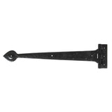 From The Anvil Hinges Black / Tee Hinges / 18" (457mm) From The Anvil - Black Textured 18" Cast T Hinge (pair)