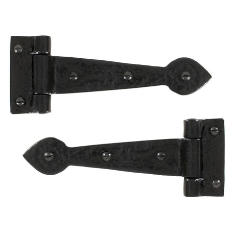 From The Anvil Hinges Black / Tee Hinges / 6" (152mm) From The Anvil - Black Textured 6" Cast T Hinge (pair)