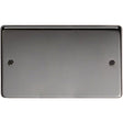 From The Anvil Electrical Black Nickel / Double Blank Plate From The Anvil - BN Double Blank Plate