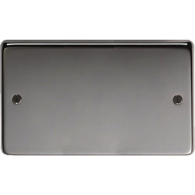 From The Anvil Electrical Black Nickel / Double Blank Plate From The Anvil - BN Double Blank Plate