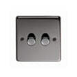 From The Anvil Electrical Black Nickel / Double LED Dimmer Switch From The Anvil - BN Double LED Dimmer Switch