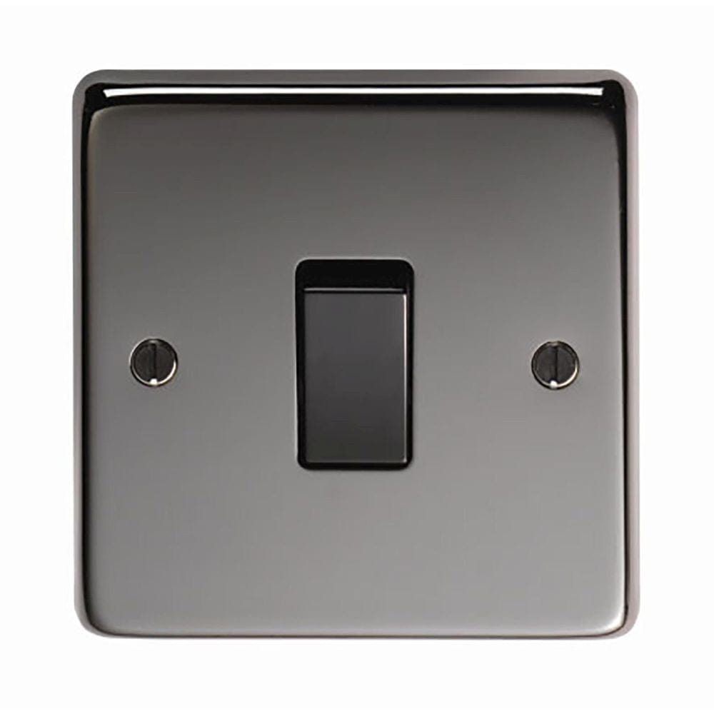 From The Anvil Electrical Black Nickel / Single 10 Amp Switch From The Anvil - BN Single 10 Amp Switch