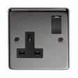 From The Anvil Electrical Black Nickel / Single 13 Amp Switched Socket From The Anvil - BN Single 13 Amp Switched Socket