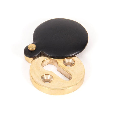 From The Anvil Door Furniture Ebony / Mortice Key Profile Escutcheons From The Anvil - Ebony 30mm Round Escutcheon