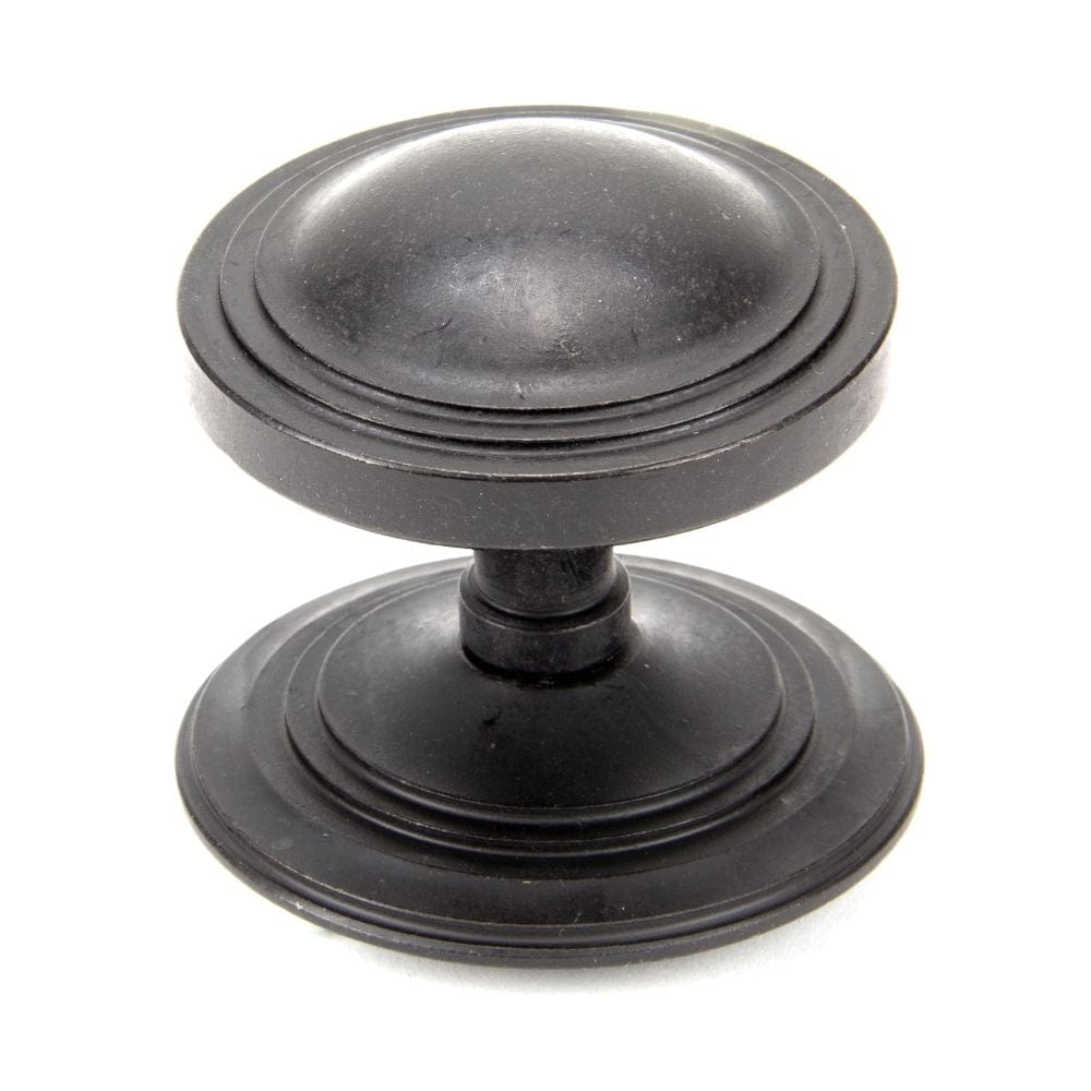 From The Anvil Door Furniture External Beeswax / Art Deco Centre Door Knob From The Anvil - External Beeswax Art Deco Centre Door Knob