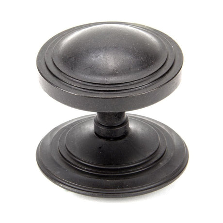 From The Anvil Door Furniture External Beeswax / Art Deco Centre Door Knob From The Anvil - External Beeswax Art Deco Centre Door Knob