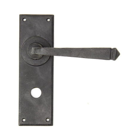 From The Anvil Door Furniture External Beeswax / Bathroom Lock Handles From The Anvil - External Beeswax Avon Lever Bathroom Set