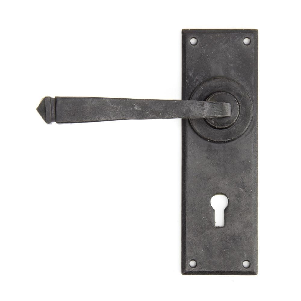 From The Anvil Door Furniture External Beeswax / Std. Lock Handles From The Anvil - External Beeswax Avon Lever Lock Set