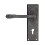 From The Anvil Door Furniture External Beeswax / Std. Lock Handles From The Anvil - External Beeswax Avon Lever Lock Set