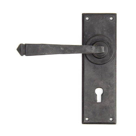 From The Anvil Door Furniture External Beeswax / Std. Lock Handles From The Anvil - External Beeswax Avon Lever Lock Set