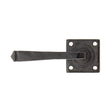 From The Anvil Door Furniture External Beeswax / Round Rose From The Anvil - External Beeswax Avon Lever on Rose Set Sprung