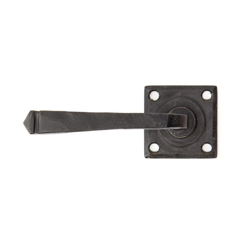From The Anvil Door Furniture External Beeswax / Round Rose From The Anvil - External Beeswax Avon Lever on Rose Set Sprung