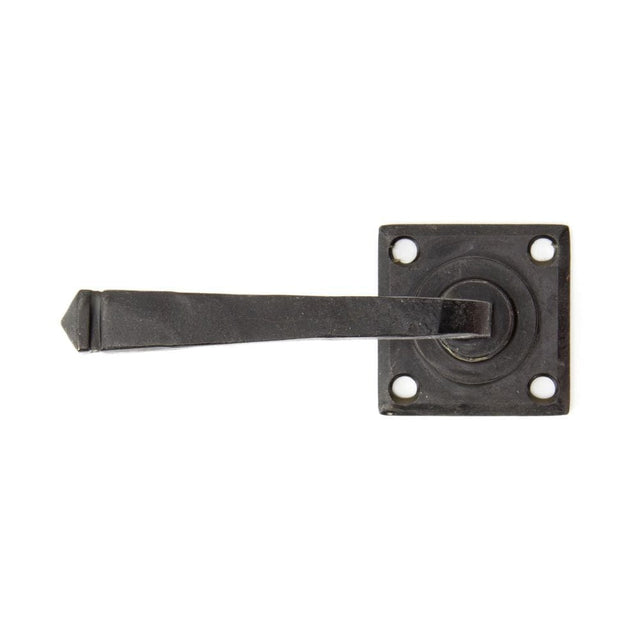 From The Anvil Door Furniture External Beeswax / Round Rose From The Anvil - External Beeswax Avon Lever on Rose Set Sprung