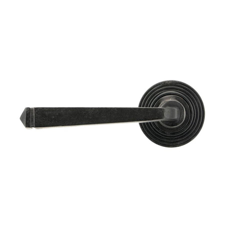 From The Anvil Door Furniture External Beeswax / Round Rose From The Anvil - External Beeswax Avon Round Lever on Rose Set (Beehive) - Unsprung