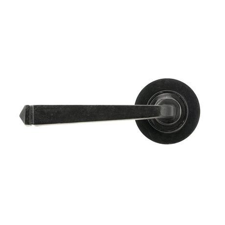 From The Anvil Door Furniture External Beeswax / Round Rose From The Anvil - External Beeswax Avon Round Lever on Rose Set (Plain)