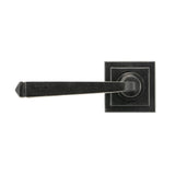 From The Anvil Door Furniture External Beeswax / Square Rose From The Anvil - External Beeswax Avon Round Lever on Rose Set (Square)