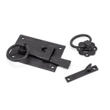 From The Anvil Door Furniture External Beeswax / Ring Latch From The Anvil - External Beeswax Cottage Latch - LH