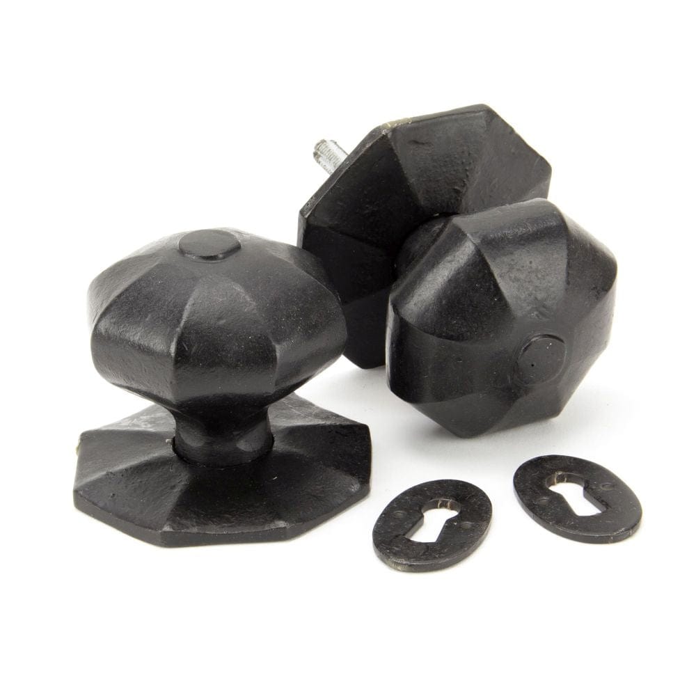 From The Anvil Door Furniture External Beeswax / Mortice/Rim Knobs From The Anvil - External Beeswax Large Octagonal Mortice/Rim Knob Set