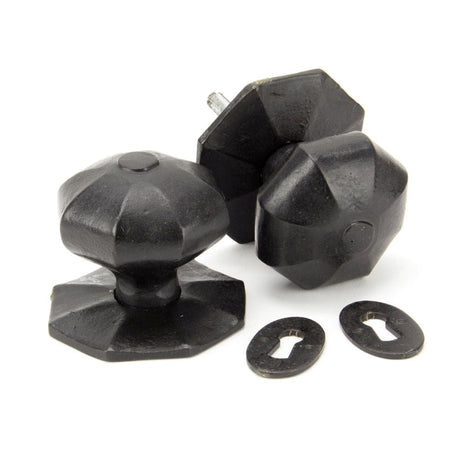 From The Anvil Door Furniture External Beeswax / Mortice/Rim Knobs From The Anvil - External Beeswax Large Octagonal Mortice/Rim Knob Set