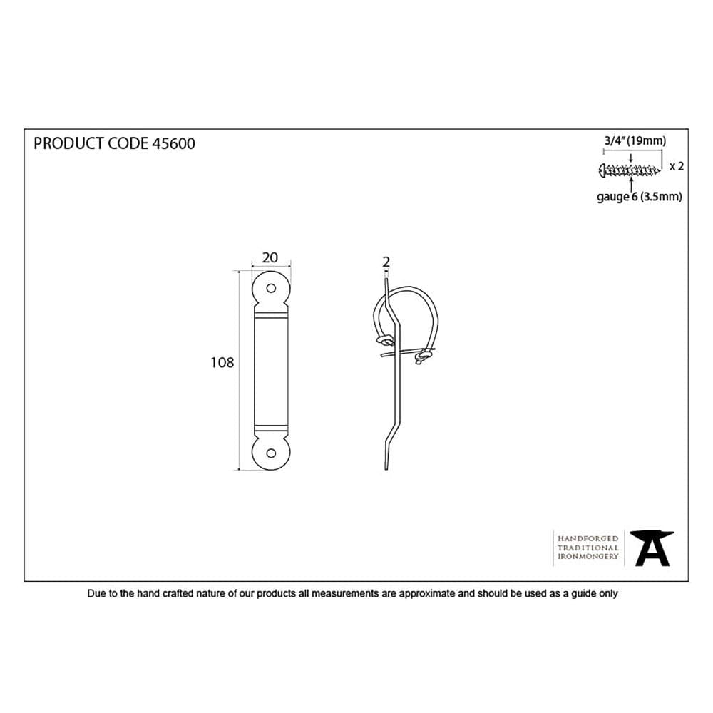 From The Anvil Accessories External Beeswax / Screw on Staple From The Anvil - External Beeswax Locking Penny End Screw on Staple