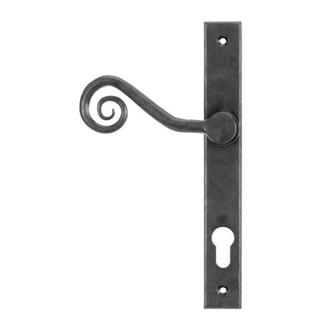 From The Anvil Door Furniture External Beeswax / Multi Point Lock Set / 92mm c/c From The Anvil - External Beeswax Monkeytail Slimline Lever Espag. Lock Set - RH