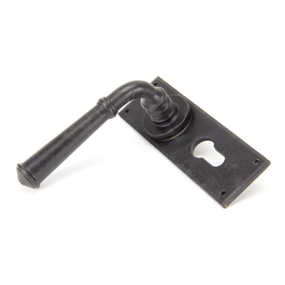 From The Anvil Door Furniture External Beeswax / Euro Profile Lock Handles From The Anvil - External Beeswax Regency Lever Euro Lock Set