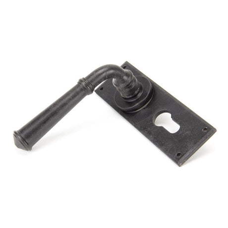 From The Anvil Door Furniture External Beeswax / Euro Profile Lock Handles From The Anvil - External Beeswax Regency Lever Euro Lock Set