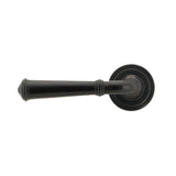 From The Anvil Door Furniture External Beeswax / Round Rose From The Anvil - External Beeswax Regency Lever on Rose Set (Art Deco)