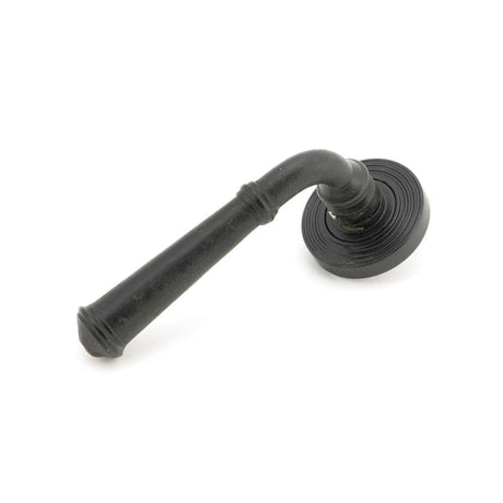 From The Anvil Door Furniture External Beeswax / Round Rose From The Anvil - External Beeswax Regency Lever on Rose Set (Beehive) - Unsprung