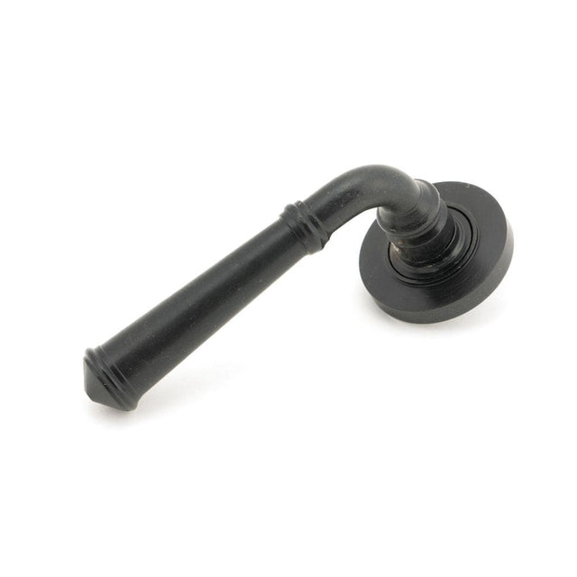 From The Anvil Door Furniture External Beeswax / Round Rose From The Anvil - External Beeswax Regency Lever on Rose Set (Plain)