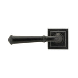 From The Anvil Door Furniture External Beeswax / Square Rose From The Anvil - External Beeswax Regency Lever on Rose Set (Square)