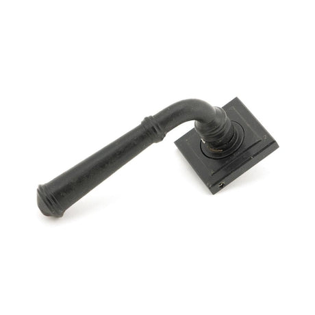 From The Anvil Door Furniture External Beeswax / Square Rose From The Anvil - External Beeswax Regency Lever on Rose Set (Square)
