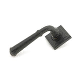From The Anvil Door Furniture External Beeswax / Square Rose From The Anvil - External Beeswax Regency Lever on Rose Set (Square) - Unsprung