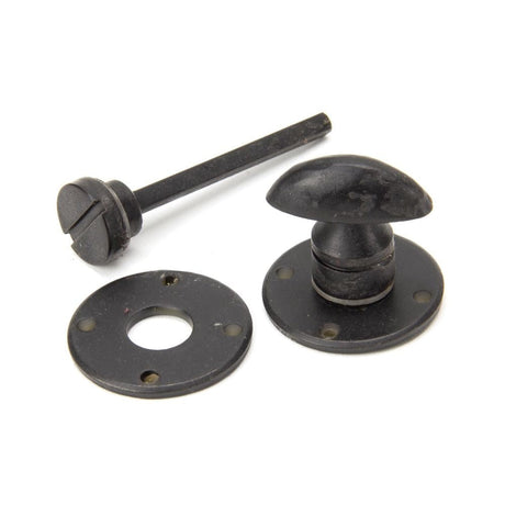 From The Anvil Door Furniture External Beeswax / No From The Anvil - External Beeswax Round Bathroom Thumbturn