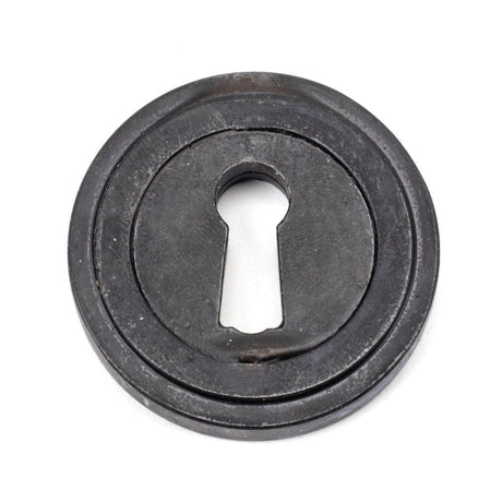 From The Anvil Door Furniture External Beeswax / Mortice Key Profile Escutcheons From The Anvil - External Beeswax Round Escutcheon (Art Deco)