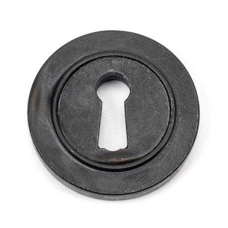 From The Anvil Door Furniture External Beeswax / Mortice Key Profile Escutcheons From The Anvil - External Beeswax Round Escutcheon (Plain)