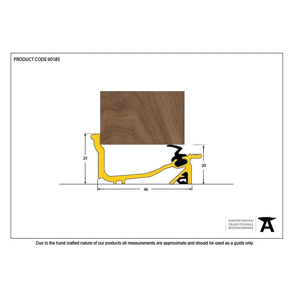 From The Anvil Accessories Gold / Thresholds / 1219mm From The Anvil - Gold 1219mm Macclex Lowline Sill