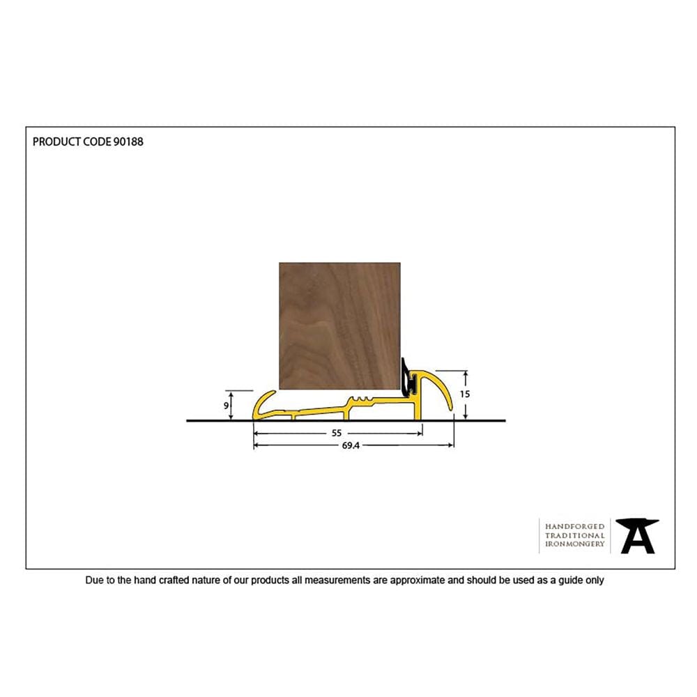 From The Anvil Accessories Gold / Thresholds / 1829mm From The Anvil - Gold 1829mm OUM/4 Threshold