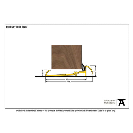 From The Anvil Accessories Gold / Thresholds / 1829mm From The Anvil - Gold 1829mm OUM/6 Threshold
