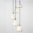 From The Anvil Electrical Hammered Brass / Cluster Pendants From The Anvil - Hammered Brass Brindley Cluster Pendant in Teasel