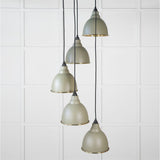 From The Anvil Electrical Hammered Brass / Cluster Pendants From The Anvil - Hammered Brass Brindley Cluster Pendant in Tump