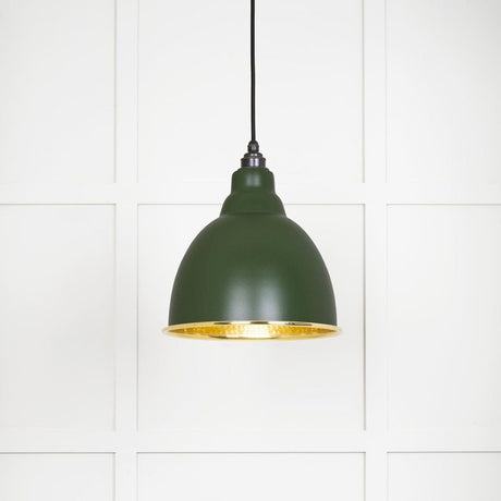 From The Anvil Electrical Hammered Brass / Ceiling Pendants From The Anvil - Hammered Brass Brindley Pendant in Heath