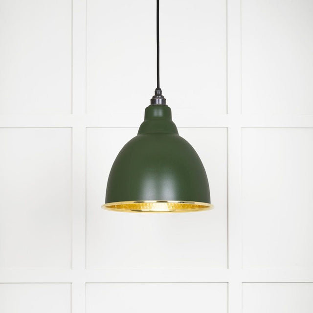 From The Anvil Electrical Hammered Brass / Ceiling Pendants From The Anvil - Hammered Brass Brindley Pendant in Heath