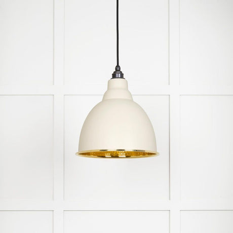 From The Anvil Electrical Hammered Brass / Ceiling Pendants From The Anvil - Hammered Brass Brindley Pendant in Teasel