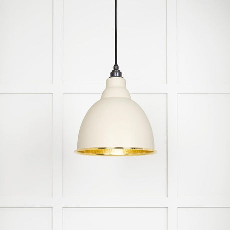 From The Anvil Electrical Hammered Brass / Ceiling Pendants From The Anvil - Hammered Brass Brindley Pendant in Teasel