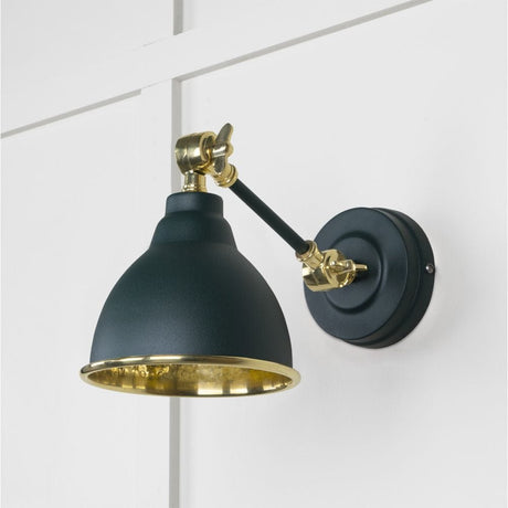 From The Anvil Electrical Hammered Brass / Wall Lights From The Anvil - Hammered Brass Brindley Wall Light in Dingle