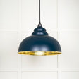 From The Anvil Electrical Hammered Brass / Ceiling Pendants From The Anvil - Hammered Brass Harborne Pendant in Dusk