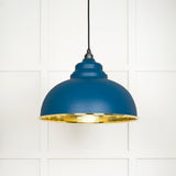 From The Anvil Electrical Hammered Brass / Ceiling Pendants From The Anvil - Hammered Brass Harborne Pendant in Upstream